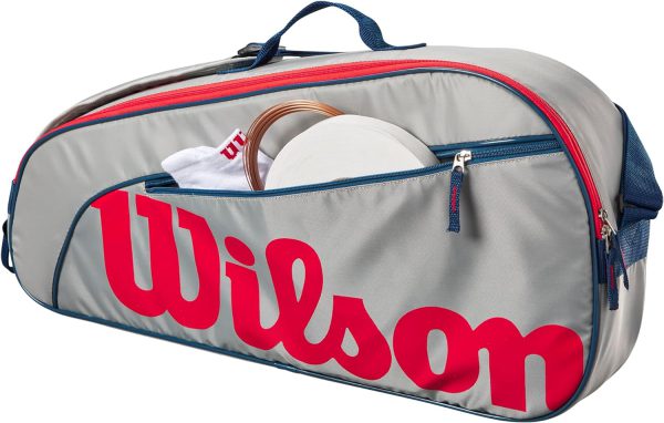 کیف راکت تنیس ویلسون آبی/خاکستری WILSON Junior Tennis Racket Bag